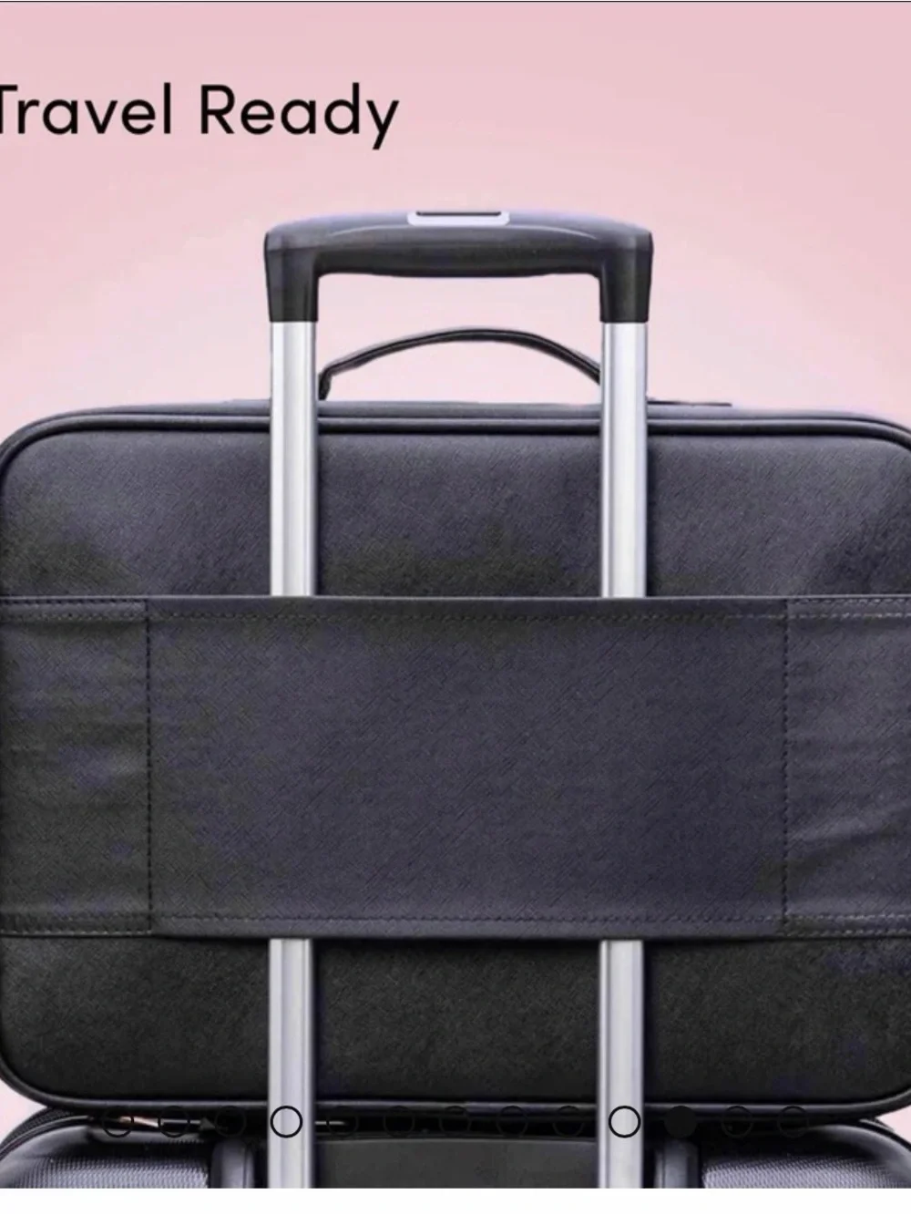 Fancii Nordstrom makeup travel case & LED mirror- $145 new- like new
